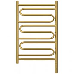 Полотенцесушитель электрический Сунержа Элегия 3.0, высота 80 см, ширина 50 см, диммер слева/справа, цвет золото, 03-5818-8050/03-5819-8050