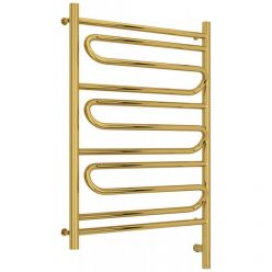 Полотенцесушитель электрический Сунержа Элегия 3.0, высота 80 см, ширина 60 см, диммер слева/справа, цвет золото, 03-5818-8060/03-5819-8060