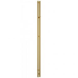 Полотенцесушитель электрический Сунержа Нюанс 3.0, высота 180 см, ширина 10 см, диммер справа, цвет золото, 03-5843-1853