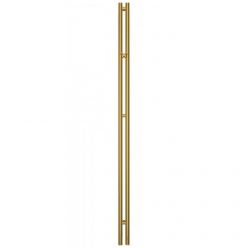 Полотенцесушитель электрический Сунержа Нюанс 3.0, высота 180 см, ширина 10 см, диммер справа, цвет золото, 03-5843-1853