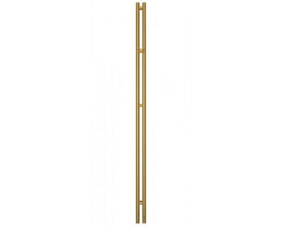 Полотенцесушитель электрический Сунержа Нюанс 3.0, высота 180 см, ширина 10 см, диммер справа, цвет золото, 03-5843-1853