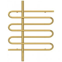 Полотенцесушитель электрический Сунержа Эпатаж 3.0, высота 80 см, ширина 60 см, диммер слева/справа, цвет золото, 03-5850-8060/03-5851-8060