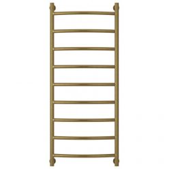 Полотенцесушитель водяной Сунержа Галант+, высота 120 см, ширина 50 см, универсальное подключение, цвет состаренная бронза, 05-0200-1250