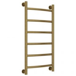 Полотенцесушитель водяной Сунержа Галант+, высота 80 см, ширина 40 см, универсальное подключение, цвет состаренная бронза, 05-0200-8040