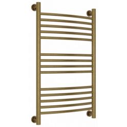 Полотенцесушитель водяной Сунержа Богема+, высота 80 см, ширина 50 см, универсальное подключение, цвет состаренная бронза, 05-0221-8050