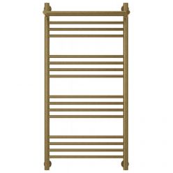 Полотенцесушитель водяной Сунержа Богема+, высота 100 см, ширина 50 см, универсальное подключение, с полкой, цвет состаренная бронза, 05-0223-1050