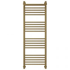 Полотенцесушитель водяной Сунержа Богема+, высота 120 см, ширина 40 см, универсальное подключение, с полкой, цвет состаренная бронза, 05-0223-1240