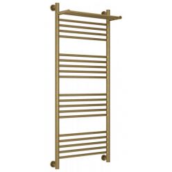 Полотенцесушитель водяной Сунержа Богема+, высота 120 см, ширина 60 см, универсальное подключение, с полкой, цвет состаренная бронза, 05-0223-1260