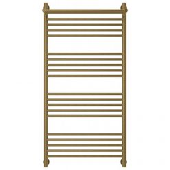 Полотенцесушитель водяной Сунержа Богема+, высота 120 см, ширина 60 см, универсальное подключение, с полкой, цвет состаренная бронза, 05-0223-1260