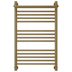 Полотенцесушитель водяной Сунержа Богема+, высота 80 см, ширина 50 см, универсальное подключение, с полкой, цвет состаренная бронза, 05-0223-8050