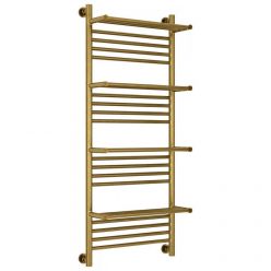 Полотенцесушитель водяной Сунержа Богема+, ширина 50 см, высота 120 см, универсальное подключение, 4 полки, цвет состаренная бронза, 05-0224-1250