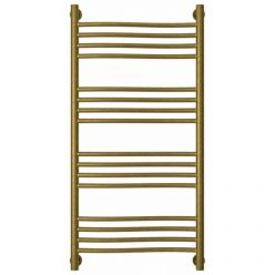 Полотенцесушитель водяной Сунержа Флюид+, высота 100, ширина 50 см, универсальное подключение, цвет состаренная бронза, 05-0222-1050