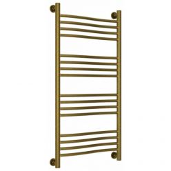 Полотенцесушитель водяной Сунержа Флюид+, высота 100, ширина 50 см, универсальное подключение, цвет состаренная бронза, 05-0222-1050