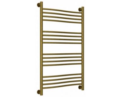 Полотенцесушитель водяной Сунержа Флюид+, высота 100, ширина 60 см, универсальное подключение, цвет состаренная бронза, 05-0222-1060