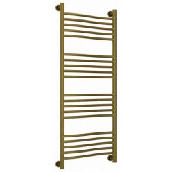 Полотенцесушитель водяной Сунержа Флюид+, высота 120, ширина 50 см, универсальное подключение, цвет состаренная бронза, 05-0222-1250