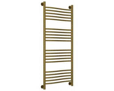 Полотенцесушитель водяной Сунержа Флюид+, высота 120, ширина 50 см, универсальное подключение, цвет состаренная бронза, 05-0222-1250