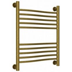 Полотенцесушитель водяной Сунержа Флюид+, высота 60, ширина 50 см, универсальное подключение, цвет состаренная бронза, 05-0222-6050