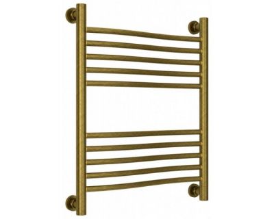 Полотенцесушитель водяной Сунержа Флюид+, высота 60, ширина 50 см, универсальное подключение, цвет состаренная бронза, 05-0222-6050