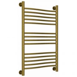 Полотенцесушитель водяной Сунержа Флюид+, высота 80, ширина 50 см, универсальное подключение, цвет состаренная бронза, 05-0222-8050