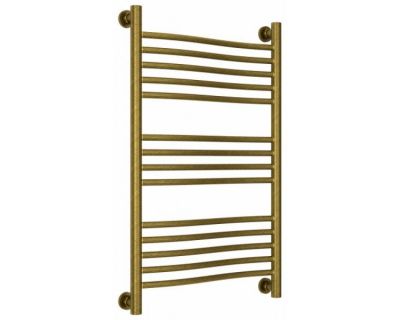 Полотенцесушитель водяной Сунержа Флюид+, высота 80, ширина 50 см, универсальное подключение, цвет состаренная бронза, 05-0222-8050