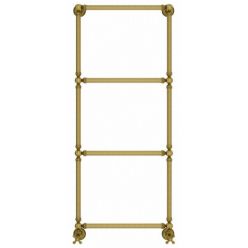 Полотенцесушитель водяной Сунержа Ренессанс 1304, высота 120 см, ширина 50 см, нижнее подключение 50 см, цвет состаренная бронза, 05-0280-1250