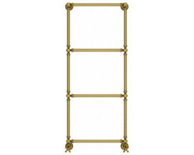 Полотенцесушитель водяной Сунержа Ренессанс 1304, высота 120 см, ширина 50 см, нижнее подключение 50 см, цвет состаренная бронза, 05-0280-1250