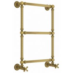 Полотенцесушитель водяной Сунержа Ренессанс 1304, высота 66 см, ширина 40 см, нижнее подключение 40 см, цвет состаренная бронза, 05-0280-6640