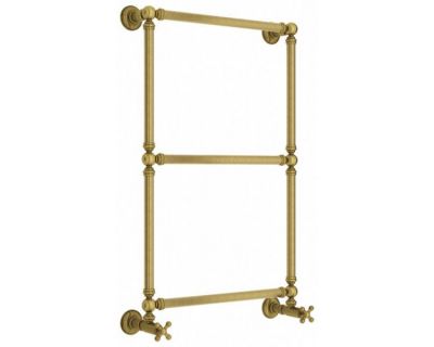 Полотенцесушитель водяной Сунержа Ренессанс 1304, высота 86 см, ширина 50 см, нижнее подключение 50 см, цвет состаренная бронза, 05-0280-8650
