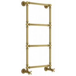 Полотенцесушитель водяной Сунержа Ренессанс 1304, высота 96 см, ширина 40 см, нижнее подключение 40 см, цвет состаренная бронза, 05-0280-9640