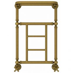 Полотенцесушитель водяной Сунержа Ренессанс 1452, высота 66 см, ширина 40 см, нижнее подключение 40 см, цвет состаренная бронза, 05-0282-6640