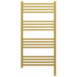 Полотенцесушитель электрический Сунержа Модус 3.0, высота 100 см, ширина 50 см, диммер слева/справа, цвет состаренная латунь, 051-5700-1050/051-5701-1050