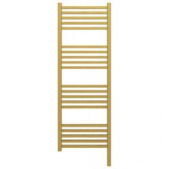 Полотенцесушитель электрический Сунержа Модус 3.0, высота 120 см, ширина 40 см, диммер слева/справа, цвет состаренная латунь, 051-5700-1240/051-5701-1240