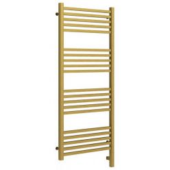 Полотенцесушитель электрический Сунержа Модус 3.0, высота 120 см, ширина 50 см, диммер слева/справа, цвет состаренная латунь, 051-5700-1250/051-5701-1250