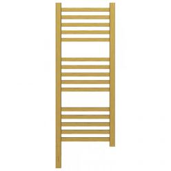 Полотенцесушитель электрический Сунержа Модус 3.0, высота 80 см, ширина 30 см, диммер слева/справа, цвет состаренная латунь, 051-5700-8030/051-5701-8030