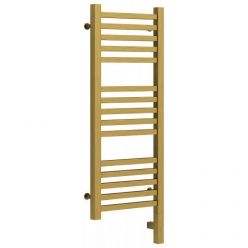 Полотенцесушитель электрический Сунержа Модус 3.0, высота 80 см, ширина 30 см, диммер слева/справа, цвет состаренная латунь, 051-5700-8030/051-5701-8030