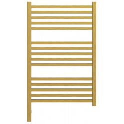 Полотенцесушитель электрический Сунержа Модус 3.0, высота 80 см, ширина 50 см, диммер слева/справа, цвет состаренная латунь, 051-5700-8050/051-5701-8050