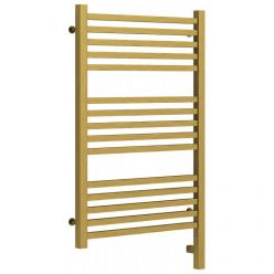 Полотенцесушитель электрический Сунержа Модус 3.0, высота 80 см, ширина 50 см, диммер слева/справа, цвет состаренная латунь, 051-5700-8050/051-5701-8050