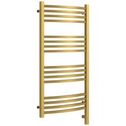 Полотенцесушитель электрический Сунержа Аркус 3.0, высота 100 см, ширина 50 см, диммер слева/справа, цвет состаренная латунь, 051-5704-1050/051-5705-1050