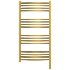 Полотенцесушитель электрический Сунержа Аркус 3.0, высота 100 см, ширина 50 см, диммер слева/справа, цвет состаренная латунь, 051-5704-1050/051-5705-1050