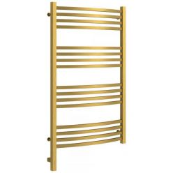 Полотенцесушитель электрический Сунержа Аркус 3.0, высота 100 см, ширина 60 см, диммер слева/справа, цвет состаренная латунь, 051-5704-1060/051-5705-1060