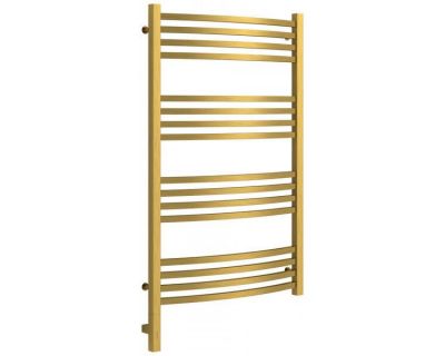 Полотенцесушитель электрический Сунержа Аркус 3.0, высота 100 см, ширина 60 см, диммер слева/справа, цвет состаренная латунь, 051-5704-1060/051-5705-1060