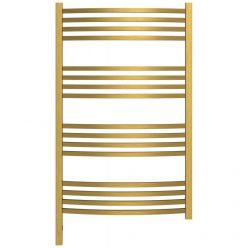 Полотенцесушитель электрический Сунержа Аркус 3.0, высота 100 см, ширина 60 см, диммер слева/справа, цвет состаренная латунь, 051-5704-1060/051-5705-1060