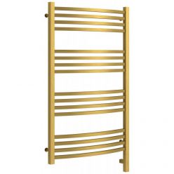 Полотенцесушитель электрический Сунержа Аркус 3.0, высота 100 см, ширина 60 см, диммер слева/справа, цвет состаренная латунь, 051-5704-1060/051-5705-1060