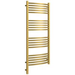 Полотенцесушитель электрический Сунержа Аркус 3.0, высота 120 см, ширина 50 см, диммер слева/справа, цвет состаренная латунь, 051-5704-1250/051-5705-1250