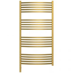 Полотенцесушитель электрический Сунержа Аркус 3.0, высота 120 см, ширина 60 см, диммер слева/справа, цвет состаренная латунь, 051-5704-1260/051-5705-1260