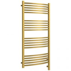 Полотенцесушитель электрический Сунержа Аркус 3.0, высота 120 см, ширина 60 см, диммер слева/справа, цвет состаренная латунь, 051-5704-1260/051-5705-1260