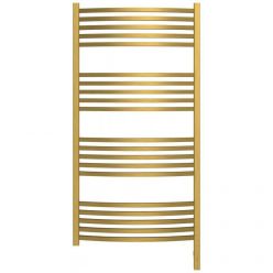 Полотенцесушитель электрический Сунержа Аркус 3.0, высота 120 см, ширина 60 см, диммер слева/справа, цвет состаренная латунь, 051-5704-1260/051-5705-1260