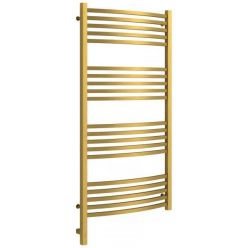 Полотенцесушитель электрический Сунержа Аркус 3.0, высота 120 см, ширина 60 см, диммер слева/справа, цвет состаренная латунь, 051-5704-1260/051-5705-1260