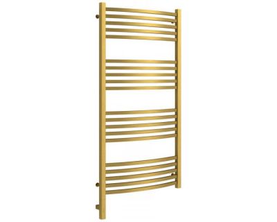 Полотенцесушитель электрический Сунержа Аркус 3.0, высота 120 см, ширина 60 см, диммер слева/справа, цвет состаренная латунь, 051-5704-1260/051-5705-1260