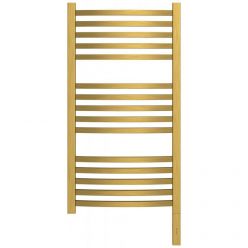 Полотенцесушитель электрический Сунержа Аркус 3.0, высота 80 см, ширина 40 см, диммер слева/справа, цвет состаренная латунь, 051-5704-8040/051-5705-8040